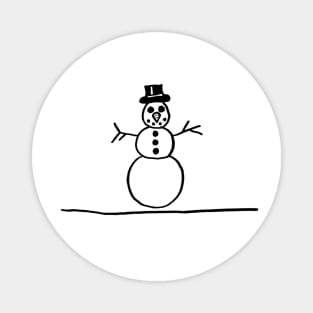 Snowman Magnet